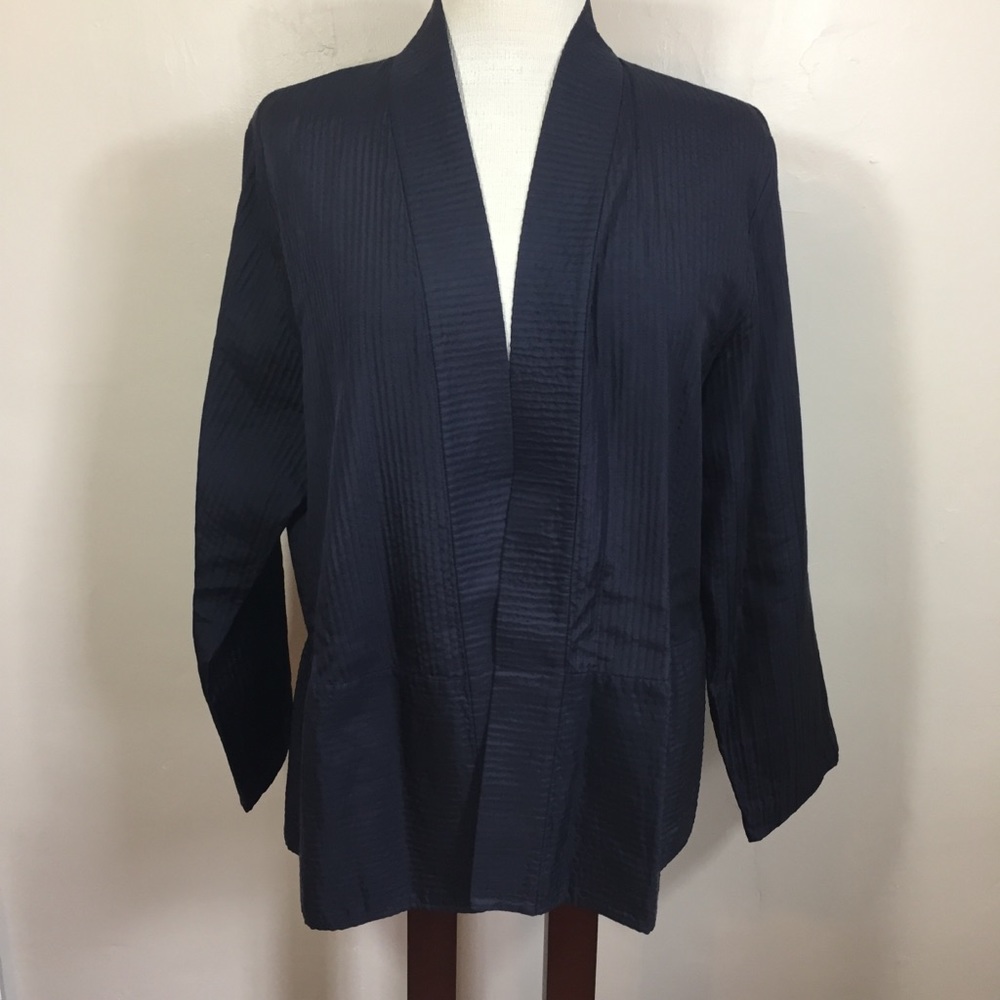 Vintage Eileen Fisher Silk open cardigan